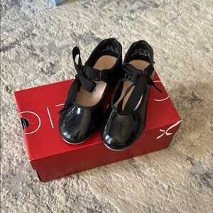 Capezio Black Patent Leather Tap Shoes
